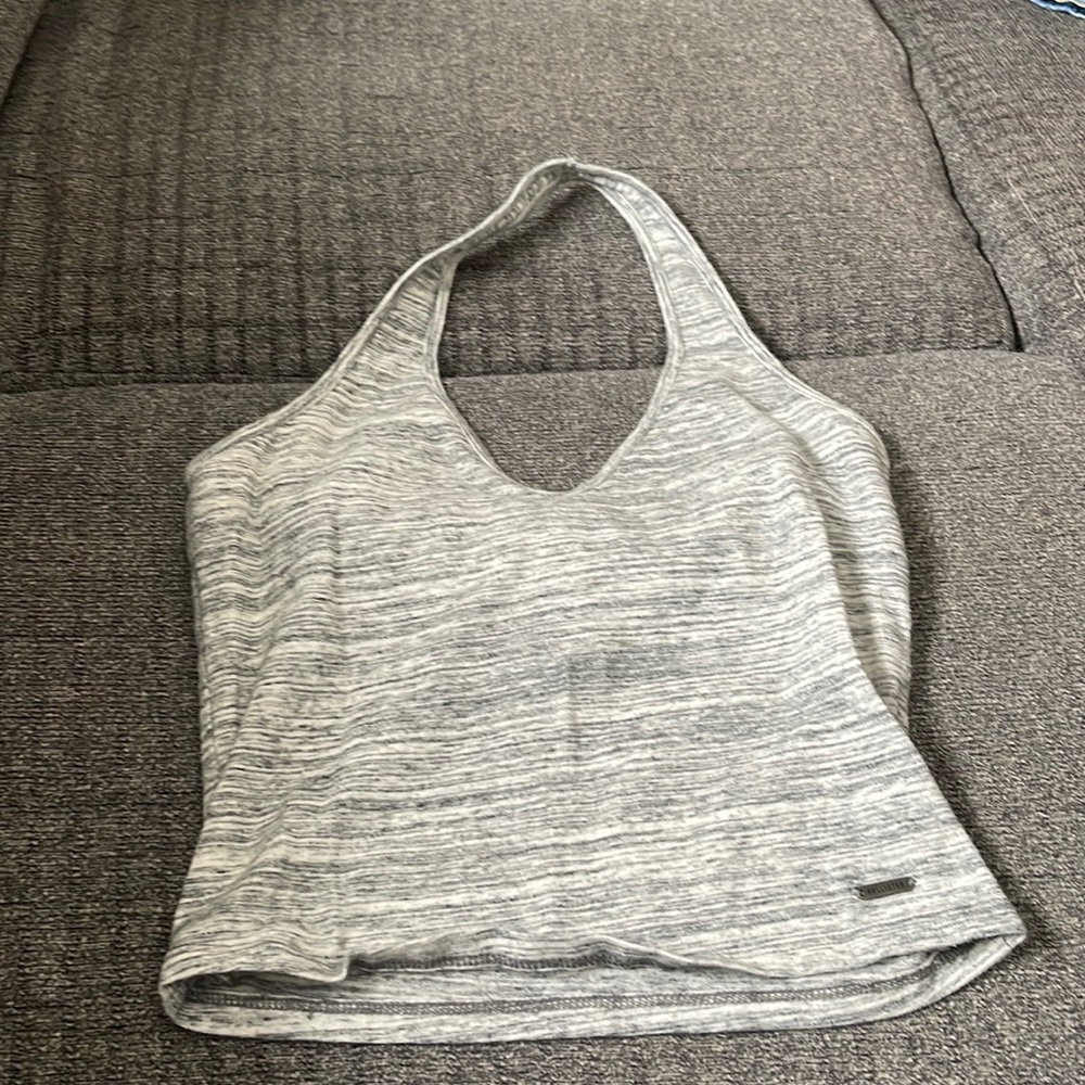Grey Hollister Halter Top
